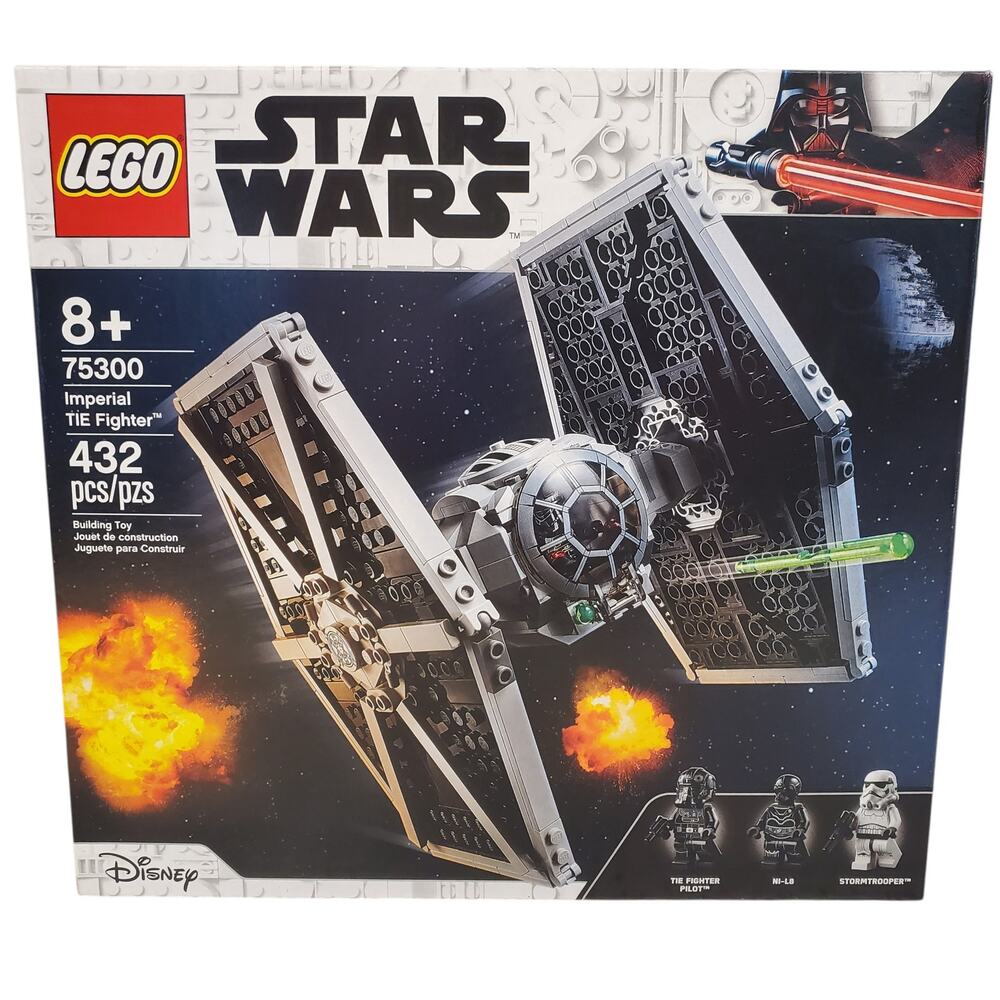 LEGO Star Wars Imperial TIE Fighter 75300 Building Kit Factory Sealed RETIRED